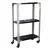 Alija 40 x 23 x 12 Inch 3 Shelves Multipurpose Storage Rack With Caster Wheel (22 Gauge Shelves & 16 Gauge Angle)