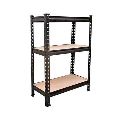 Keepwell 36 x 36 x 12 Inch 3 Wooden Shelves Boltless Multipurpose Rack