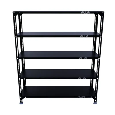 Menage 48 x 41 x 12 Inch 5 Shelves Multipurpose Storage Rack With Accessories