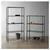 Rackwell 60 x 48 x 15 Inches 4-Shelves Mild Steel Black Coated Boltless Rack For Multipurpose Uses