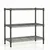 Rackwell 27 x 17 x 30 inch 3 Shelves Boltless Heights Adjustable Mild Steel Wire Shelving Storage Organizer