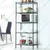 Rackwell 27 x 17 x 60 inch 5 Shelves Mild Steel Adjustable Storage Unit With Steel Organizer Wire Rack