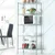 Rackwell 27 x 17 x 60 inch 5 Shelves Stainless Steel Adjustable Storage Unit With Steel Organizer Wire Rack