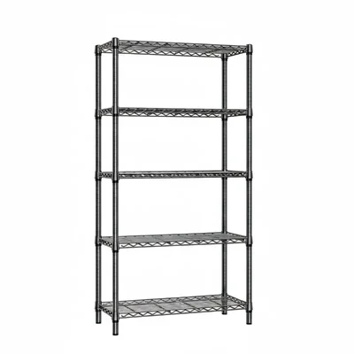 Rackwell 30 x 14 x 60 inch Height Adjustable 5 Shelf Mild Steel Boltless Rack For Indoor/Outdoor Use