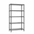 Rackwell 30 x 14 x 60 inch Height Adjustable 5 Shelf Mild Steel Boltless Rack For Indoor/Outdoor Use