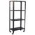 ALIJA 48 x 23 x 12 Inches 4 Shelves Multipurpose Storage Rack With 200 Kg Load Capacity 360° Movable Castor Wheel