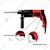 Ralli Wolf 22 mm 650 W Professional Hammer Drill With Drill Bits, 6 Months Warranty (RW-22H)
