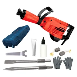 Ralli Wolf 15 kg 45J Demolition Hammer with Accessories, 1850 BPM - 6 Months Warranty (RW-15H)