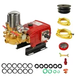 Ralli RTP-50B, High Pressure Triple Piston Brass HTP 50 Pump With 3 Outlet