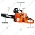 Ralli 58-cc Petrol Chainsaw Machine with 20 inch Guide Bar for Landscaping and Cutting Purposes | CS-58