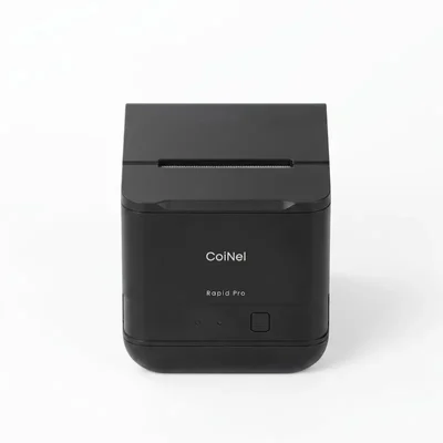 CoiNel 80mm High-Speed 300mms POS Desktop Thermal Receipt Printer with Auto-Cutter for Billing and Retail
