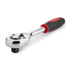 Keaa 1/2 Inch Oval Shape Ratchet Handle 24 Teeth Chrome Vanadium Heavy Duty Wrench for Workshop and Garage