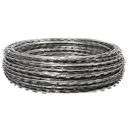 Premium Quality 227 Feet (70 Meters) Razor Wire Fence Blade Straight