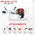 RBD 5 in 1 Petrol Brush Cutter, 4 Stroke 50 CC Engine With 2 Years Warranty