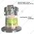 RCNC 10 Ton Capacity Mechanical Screw Jack for Auto, E Rickshaw, etc - 345 mm Max. Lifting Height