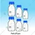 SBT Scientific Borosilicate 3.3 Glass Reagent Bottle 2pcs of (50ml, 100ml & 250ml) with leak proof Blue Screw Cap