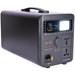 GIGAWATTS K700 Portable Power Station LiFePo4 Battery 700W AC USB & Type C for Outdoor, Camping, Fishing, Emergency, RV 