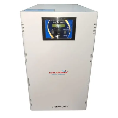 Ujala Hybrid Solar 7500VA  96V Sine Wave MPPT Inverter Compact Inverter With 2 Year Warranty Designed for Residential Use