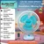 Alfalite Classic-3 24W DC Solar Table Fan, 9 Inch Sweep With In-Built Rechargeable Battery For Indoor And Outdoor Usage