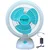 Alfalite Classic-3 24W DC Solar Table Fan, 9 Inch Sweep With In-Built Rechargeable Battery For Indoor And Outdoor Usage