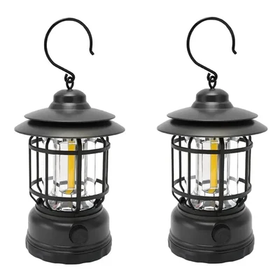 Gramstrong 300 Lumen Brightness Mountain LED Rechargeable Lantern, 3 Lighting Mode and 1200 mAh Battery