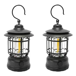 Gramstrong 300 Lumen Brightness Mountain LED Rechargeable Lantern, 3 Lighting Mode and 1200 mAh Battery