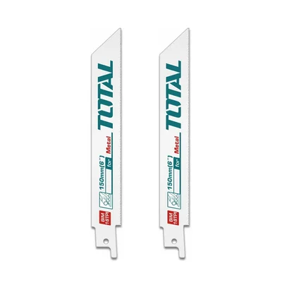 Total 2 Pcs 150 mm Reciprocating Saw Blades for Metal Cutting (TAC52922EF)