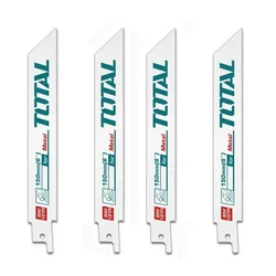 Total 2 Pcs 150 mm Reciprocating Saw Blades for Metal Cutting (TAC52922EF) Pack of 2