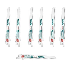 Total 150 mm Reciprocating Saw Blades for Wood Cutting (TAC52644D)- Pack Of 7