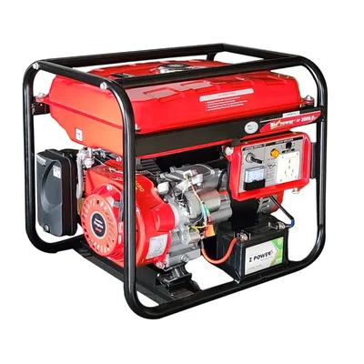 HPM 2.8 KVA Recoil and Self Start Single Phase Portable Petrol Generator (HP-3500E)