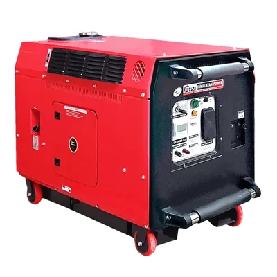 HPM 8.5 KVA Portable Petrol Silent Generator With Recoil and Self Start (SILENT GE-9000RS)