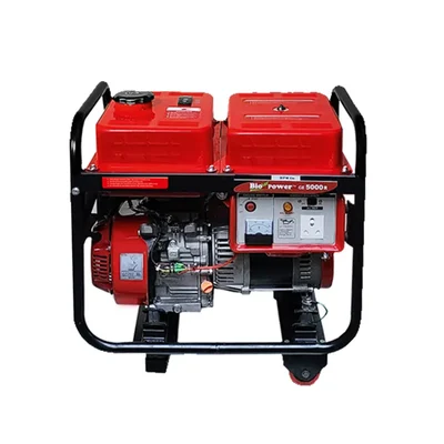HPM 4.5 KVA Single Phase Recoil Start Petrol and LPG Run Portable Generator (GE-5000R-LPG)