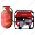 HPM 3 KVA Single Phase Recoil Start Petrol & LPG Run Portable Generator (HP-3500-LPG)