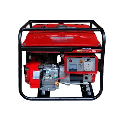 HPM 3 KVA Single Phase Recoil Start Petrol & LPG Run Portable Generator (HP-3500-LPG)
