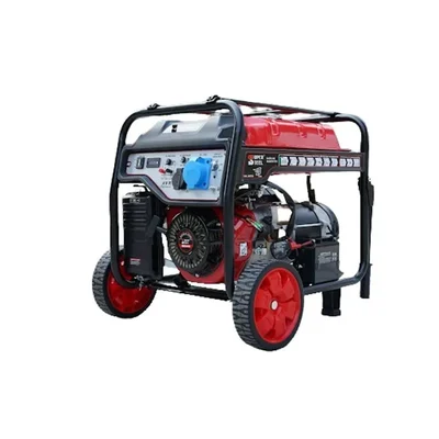 Super Steel 7.5 KVA Single Phase Recoil & Electric Start Portable Petrol Generator (SS-OFG-9800E)