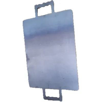 SBWG Iron Flat Rectangle 15x12 inch Dosa / Roti Tawa with Double Side Handle 