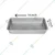 Aluminium 14 x10 Inch Deep Baking Rectangle Oven Tray(Pack-2 Pcs)