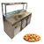 Commercial Rectangular SS Body Pizza Make Line Refrigerator, 59X28X37 inch