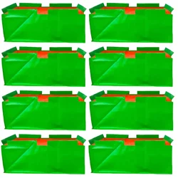 Shiv Biotech 250 GSM 3 x 2 x 1 feet HDPE Rectangular Type Reusable Grow Bag for Garden and Nursery(Pack-8 pieces)