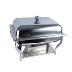 Mira Steels 9 Litres Rectangular Chafing Dish Stainless Steel Body
