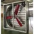 54 Inch Red Blade Ventilation Fan For Poultry Farms With CFM 24000 & 1.5 HP Three Phase Motor