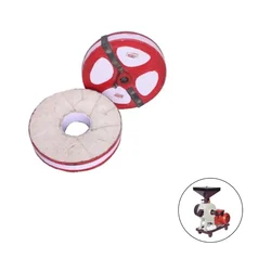 Red Emery Stone for 14 inch (350 mm) Vertical Type Flour Mill (One Pair)