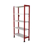 ALIJA 60 x 30 x 12 Inch Powder Coated 5 Shelf Pipe Rack for Multipurpose Uses