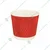 100 Pcs, 200ml 200GSM Red Color Paper Ripple Cup for Both Indoor and Outdoor Events
