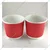 100 Pcs, 200ml 200GSM Red Color Paper Ripple Cup for Both Indoor and Outdoor Events