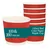 150ml Red Color Paper Ripple Cup for Both Indoor and Outdoor Events(Pack-100)