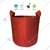 Shiv Biotech Red Round Shape Reusable Geo Fabric Grow Bag (18 x 18 Inch) | Suitable for Gardening and Nursery