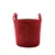 Shiv Biotech Red Round Shape Reusable Geo Fabric Grow Bag (15 x 15 Inch) | Suitable for Gardening and Nursery