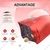 750 gram, 17cm x 26.5cm, Red Color Matt Finish Ziplock Pouch for Dry Fruits, Tea/Coffee Powder and Spices(Pack-50 Pcs )