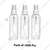 1000 Pcs, 100ml PET Plastic Refillable Pocket Mist Spray Bottle with Dispenser Cap